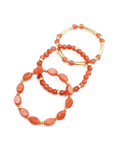 Set x3 Pulseras Elásticas Crystal Pills