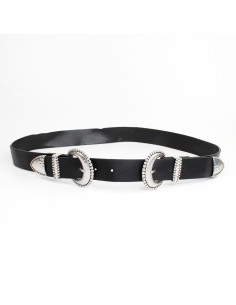 Cinturón Faja Double Buckle