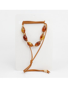 Collar de Gamuza Oval Colors