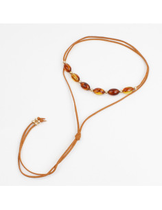 Collar de Gamuza Oval Colors