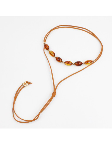 Collar de Gamuza Oval Colors