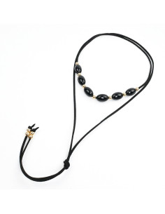Collar de Gamuza Oval Colors