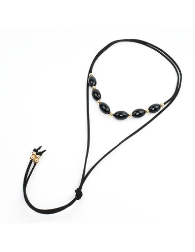 Collar de Gamuza Oval Colors