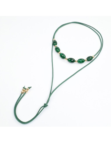 Collar de Gamuza Oval Colors