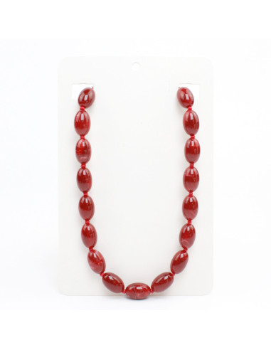 Collar Flexible Ovals Beads