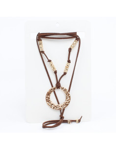 Collar de Gamuza Golden