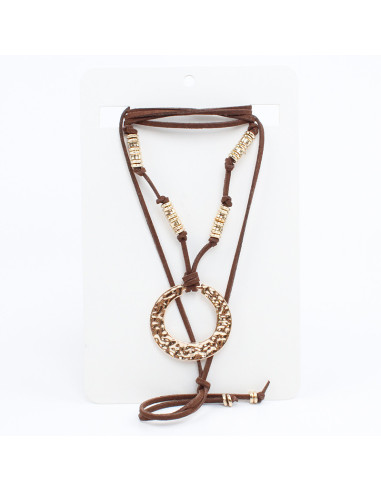 Collar de Gamuza Golden