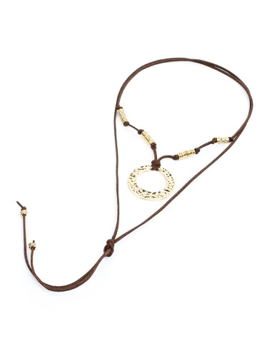Collar de Gamuza Golden