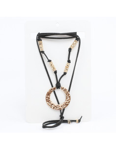 Collar de Gamuza Golden