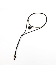 Collar de Gamuza Organic Amber