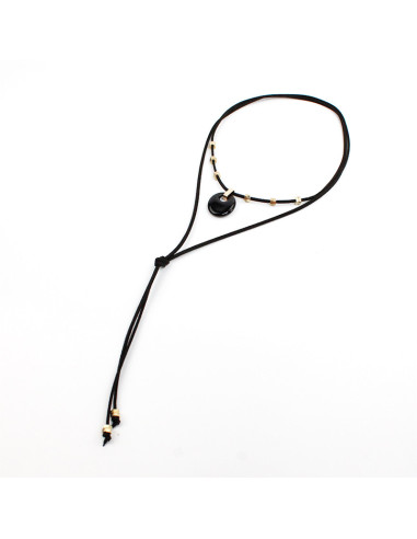 Collar de Gamuza Organic Amber