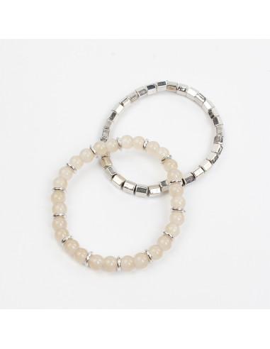 Set de Pulseras Silver Trend