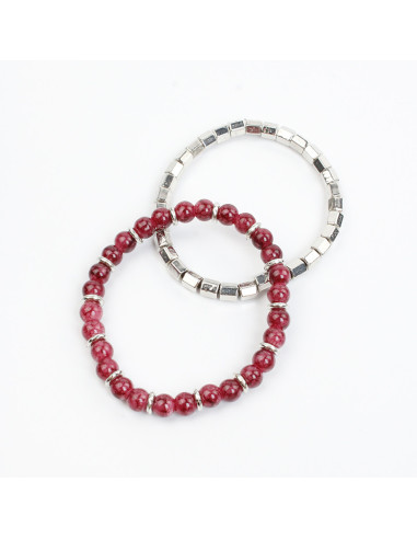 Set de Pulseras Silver Trend