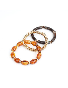 Set de Pulseras Threes