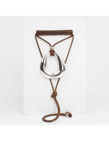 Collar de Cordón Silver Organics