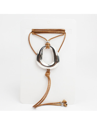 Collar de Cordón Silver Organics