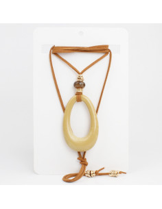 Collar de Gamuza New Oval