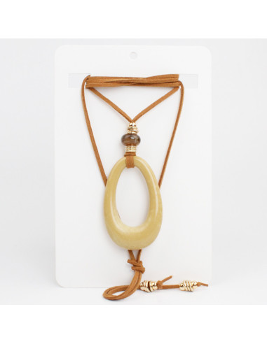 Collar de Gamuza New Oval