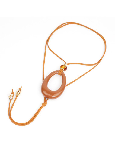 Collar de Gamuza New Oval
