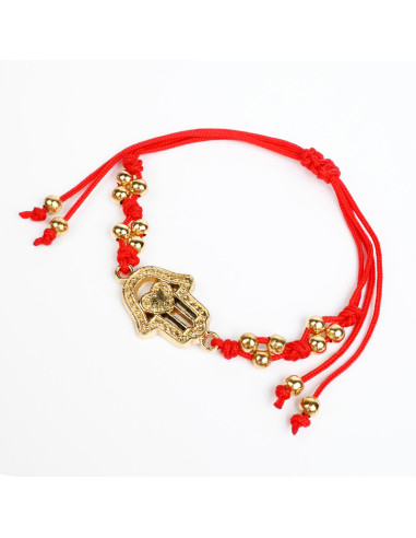 Pulsera de Hilo Gold Hamsa