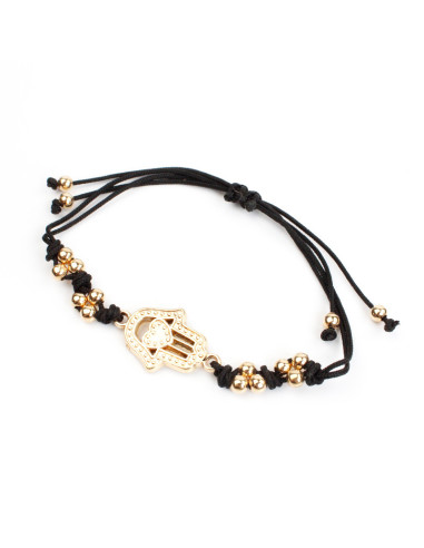 Pulsera de Hilo Gold Hamsa