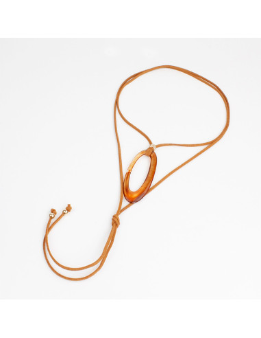 Collar de Gamuza Organic Oval