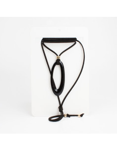 Collar de Gamuza Organic Oval