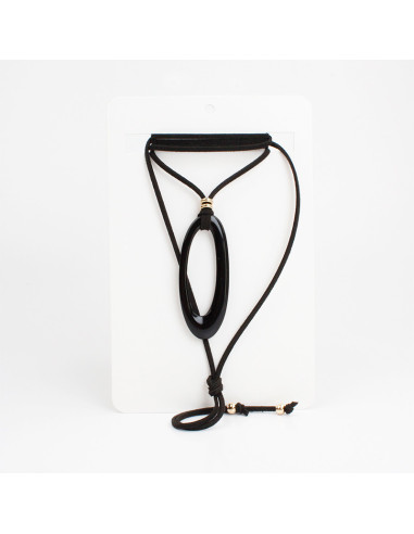 Collar de Gamuza Organic Oval