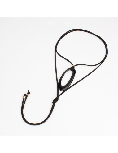 Collar de Gamuza Organic Oval