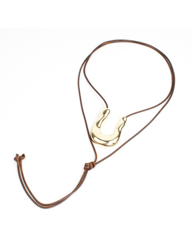 Collar de Cordón U Form Gold