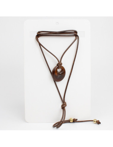 Collar de Cordón Organic Amber