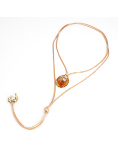 Collar de Cordón Organic Amber