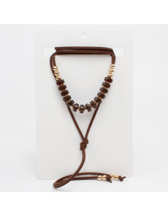 Collar de Gamuza Caramel Donuts