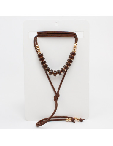 Collar de Gamuza Caramel Donuts