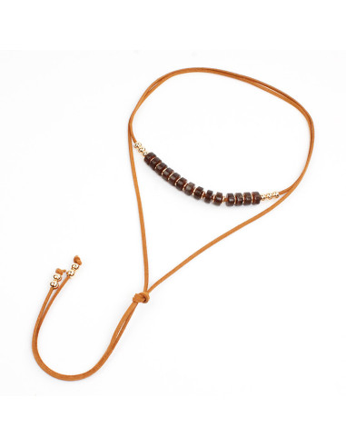 Collar de Gamuza Caramel Donuts