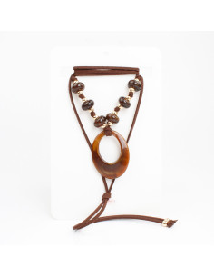 Collar de Gamuza Acrylic