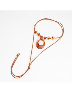 Collar de Gamuza Acrylic