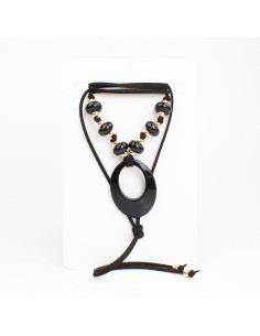 Collar de Gamuza Acrylic