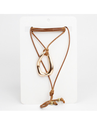 Collar de Cordón Organic Gold