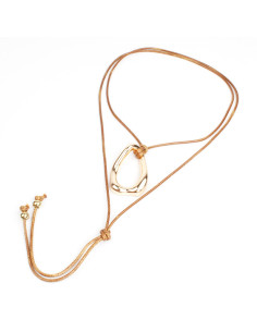 Collar de Cordón Organic Gold