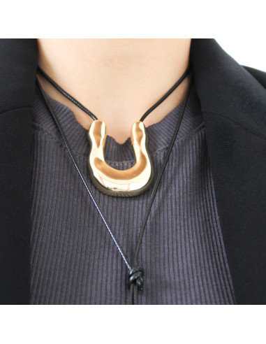 Collar de Cordón U Form Gold