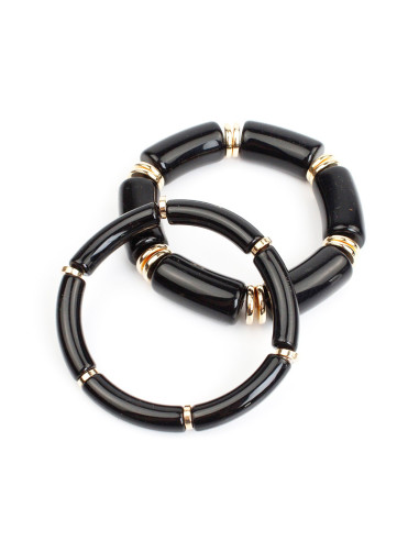 Set X2 Pulseras Marble Tubes