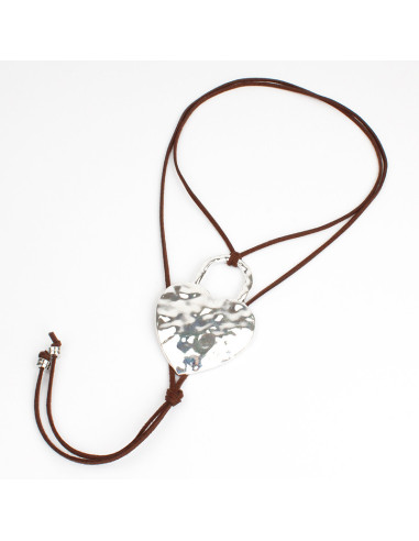 Collar de Gamuza Block Love