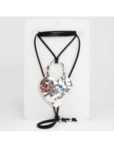 Collar de Gamuza Block Love