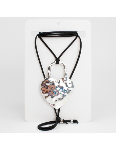 Collar de Gamuza Block Love