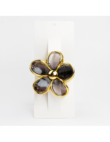 Broche Crystal Flower