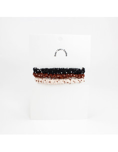 Set x3 Mini Scrunchies Tiny Dots