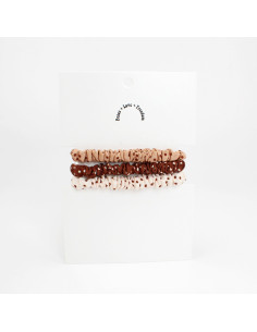 Set x3 Mini Scrunchies Tiny Dots