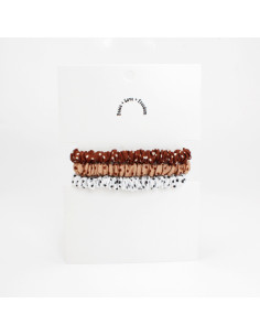 Set x3 Mini Scrunchies Tiny Dots