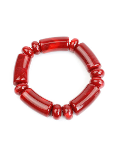 Pulsera Elástica Caramel Beads